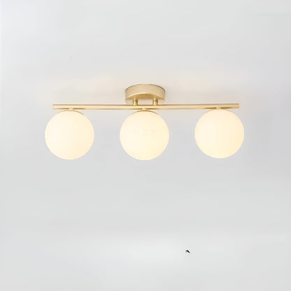 LED-taklampa i glas – Nordisk design | För vardagsrum &amp; sovrum
