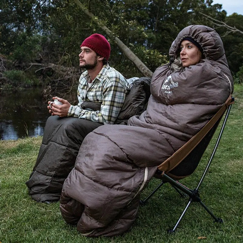 Värmeisolerad sovsäck för camping – Ultraledig utomhussovsäck för kalla nätter