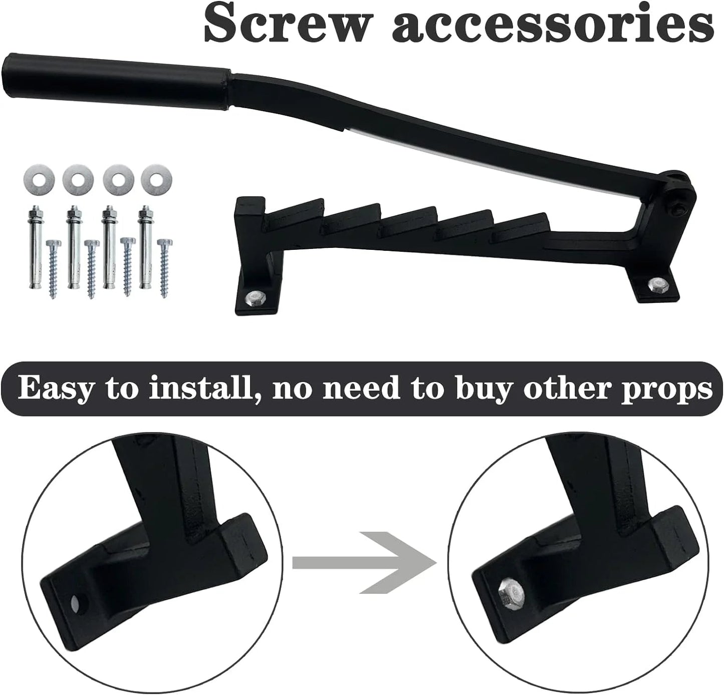 Väggmonterad vedkindling splitter