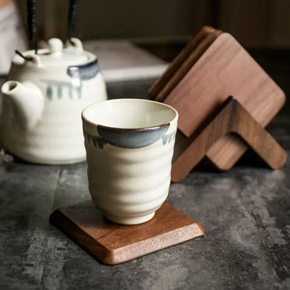 Sleek Stack Träunderlägg Set | 6st