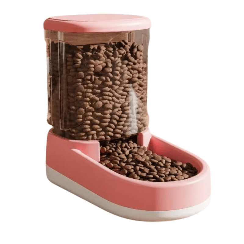 Carvallo Automatisk Foderdispenser för Husdjur | Programmerbar & Hygienisk | För Torr- & Våtmat