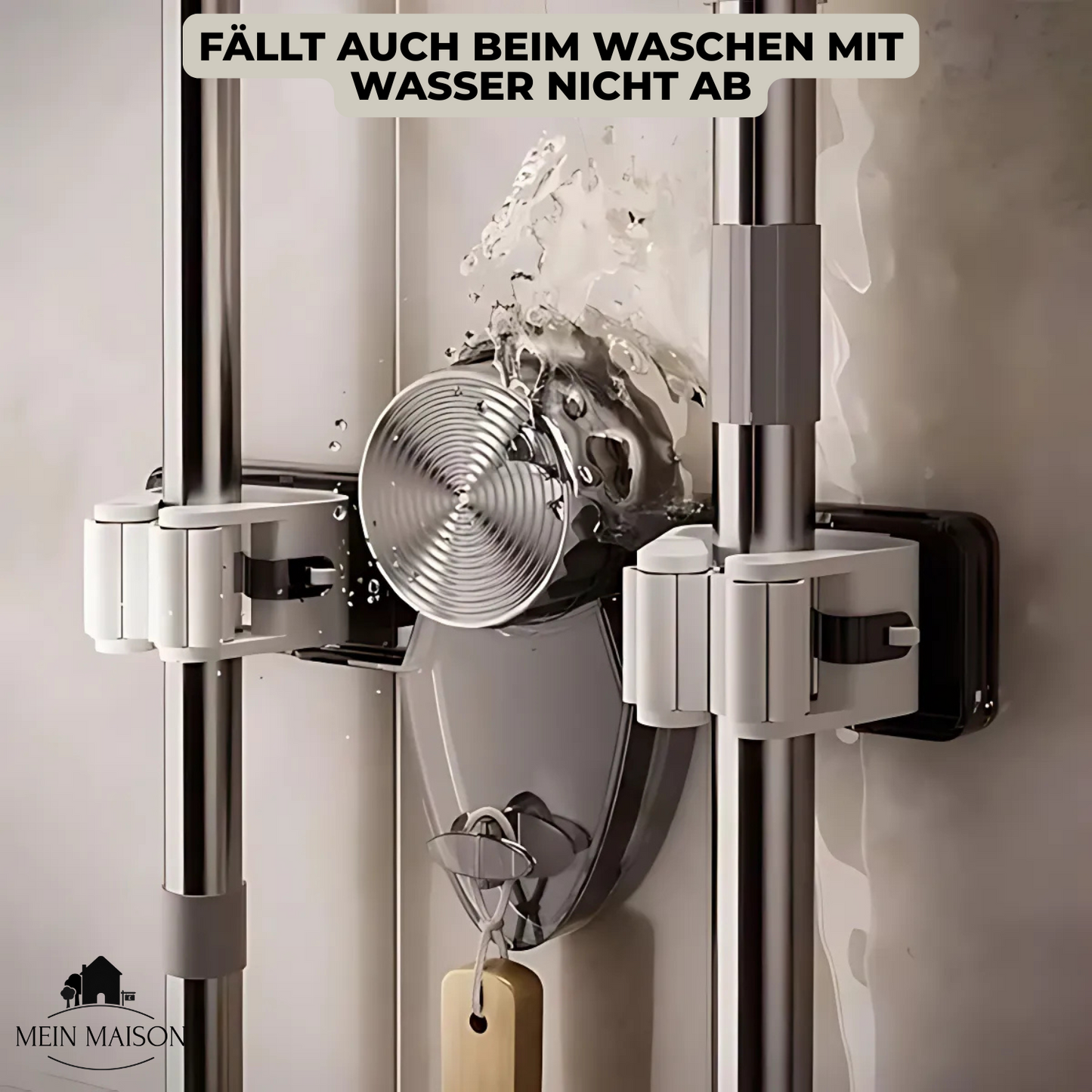 Carvallo | GripMates – Säker hållning för kvastar & mopp utan borrning