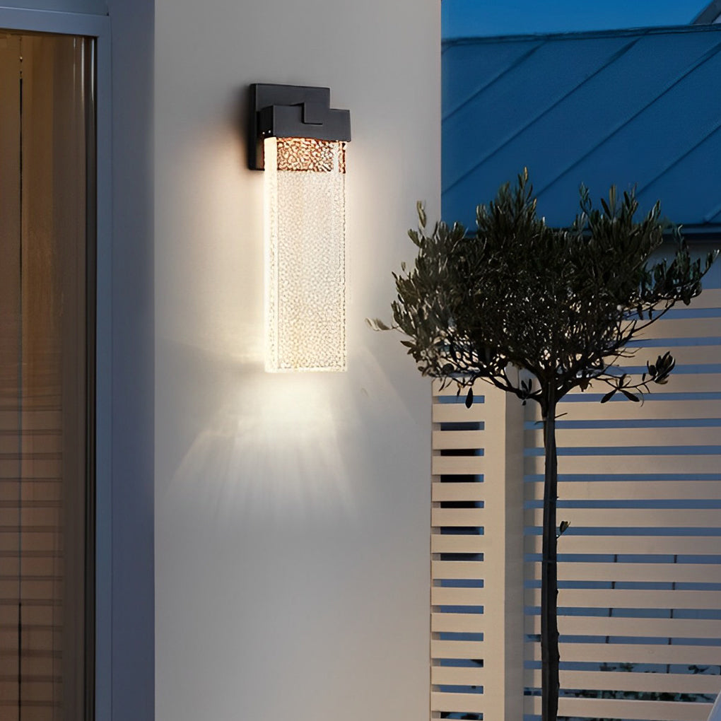 Utomhus Vägglampa Modern Kristall Vattentålig Vägglampa
