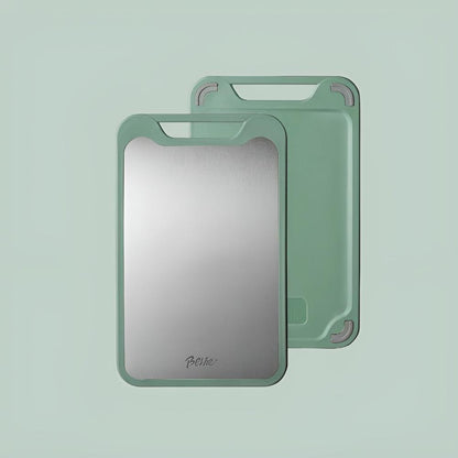 Stilren Dubbel-Sidig Rostfritt Stål Skärbräda