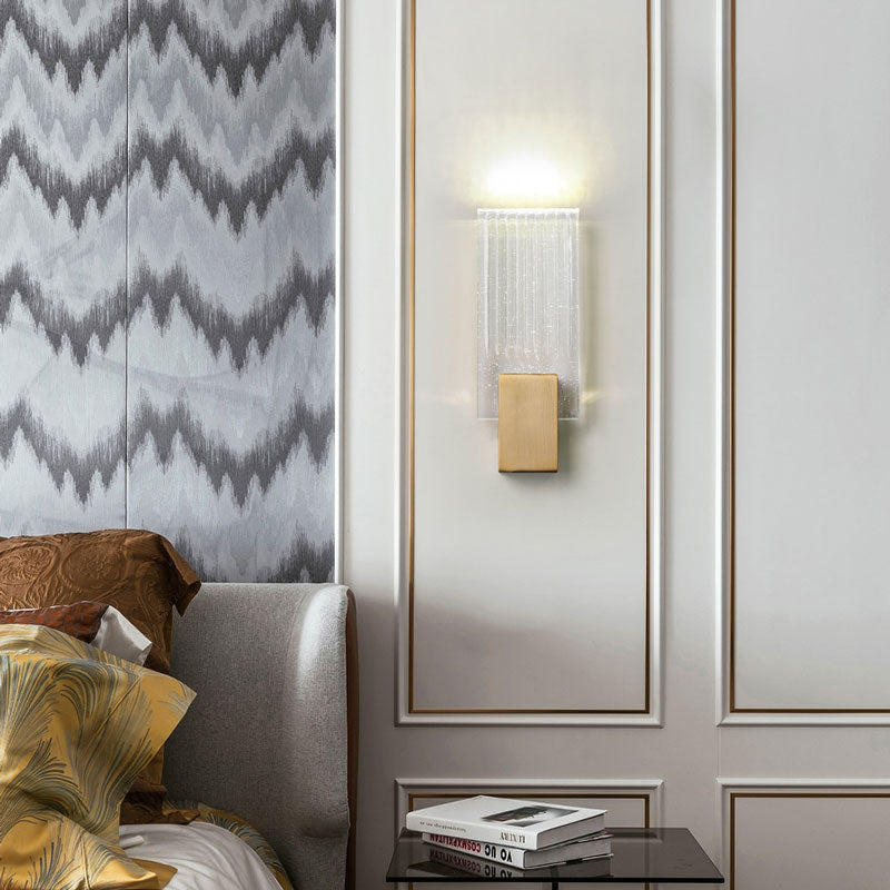 RibbedLux - Modern Kristall Vägglampa