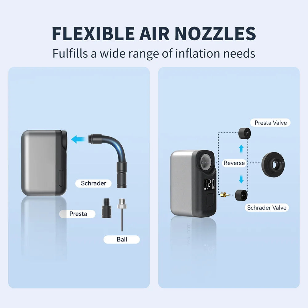 Smart Electric Mini Bike Pump Pro