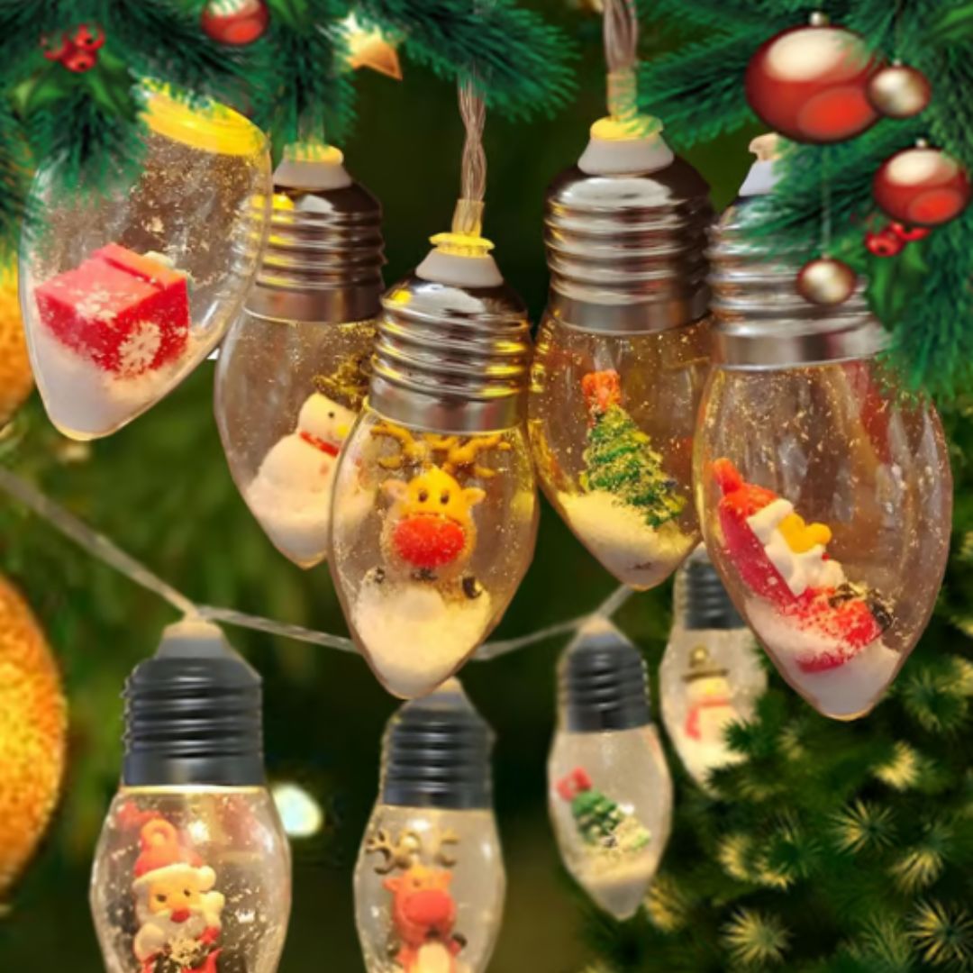 MotiveGlow - Magiska julkristall ljusslingor