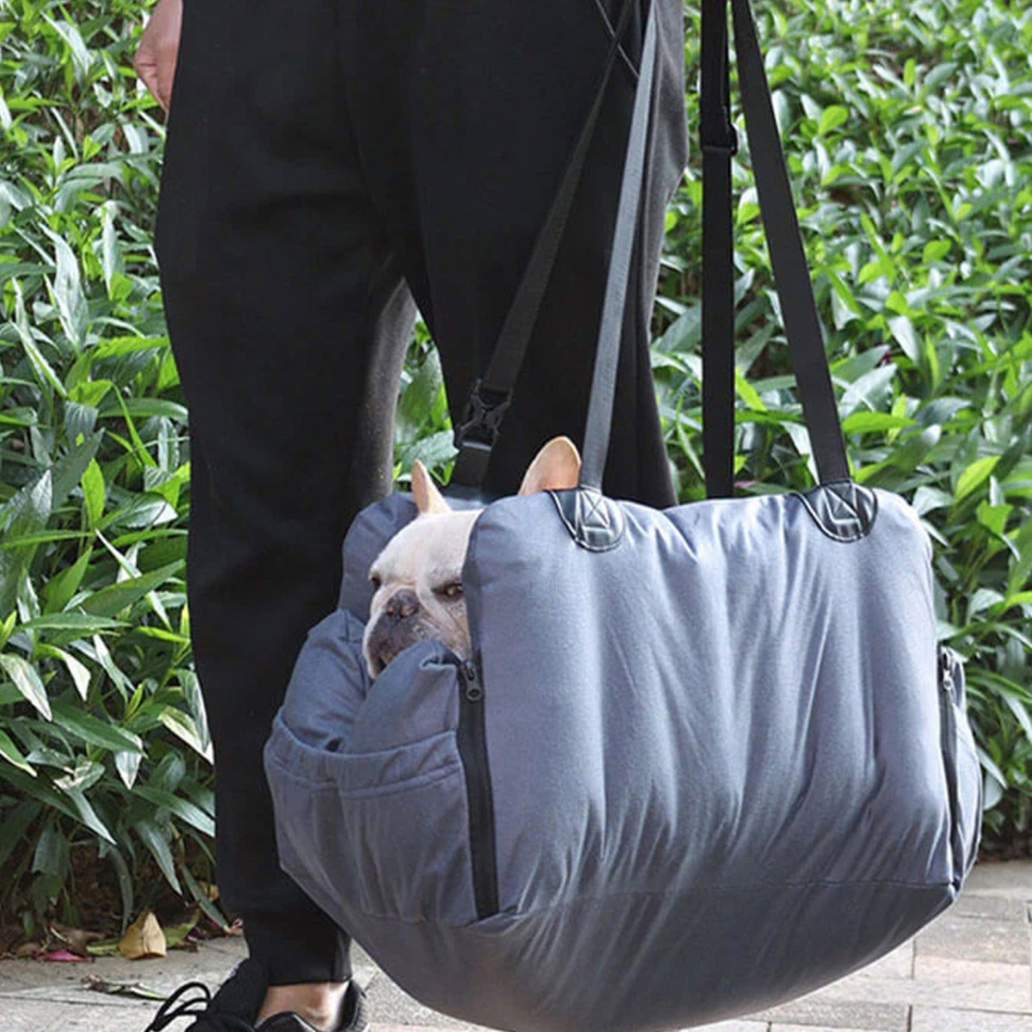 Multifunktionell Husdjursbilstol – 3-i-1 Bärväska, Soffa och Resesäng