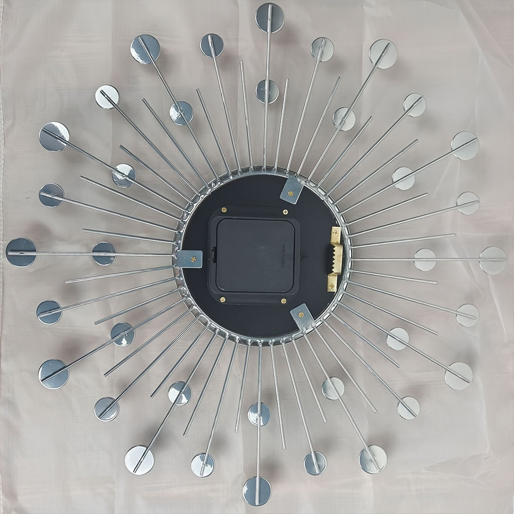 LuxeTime - Stilla Väckarklocka med Kristalldetaljer