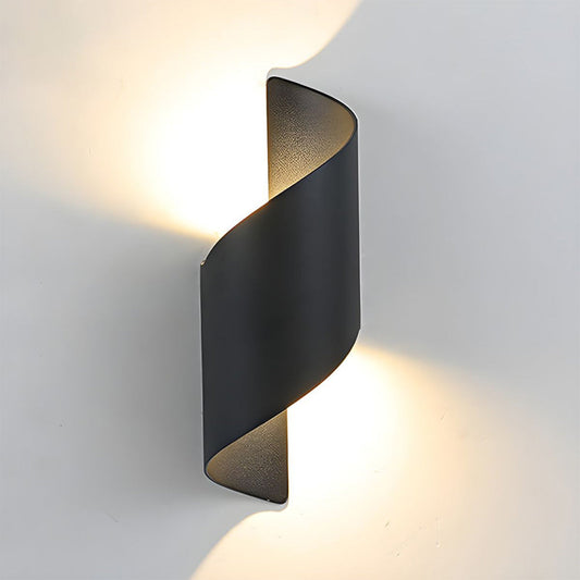 LED Vägglampa med Minimalistisk Aluminiumdesign
