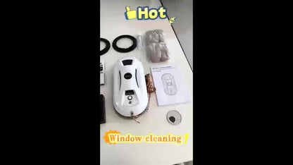 Fullt automatiskt fönsterputs - Intelligent glasrengörare med fjärrkontroll för effektiv rengöring