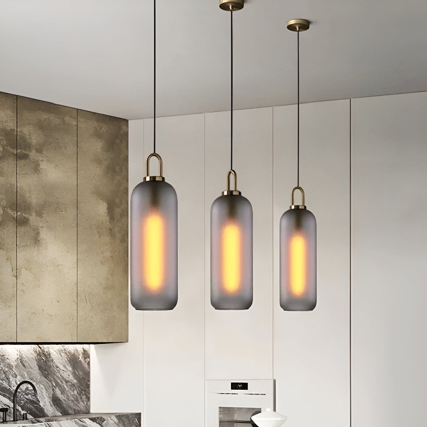 CrystalHue Light - Nordisk glaskula pendellampa