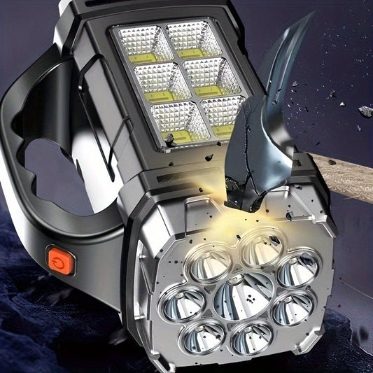 LED-ficklampa med uppladdningsbart batteri för utomhusbruk