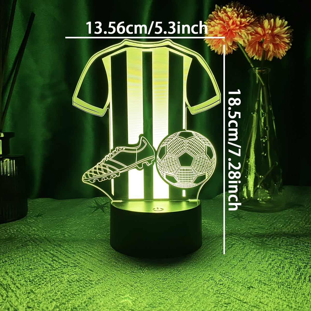 SportLamp - 3D LED Nattlampa för Fotbollsfans