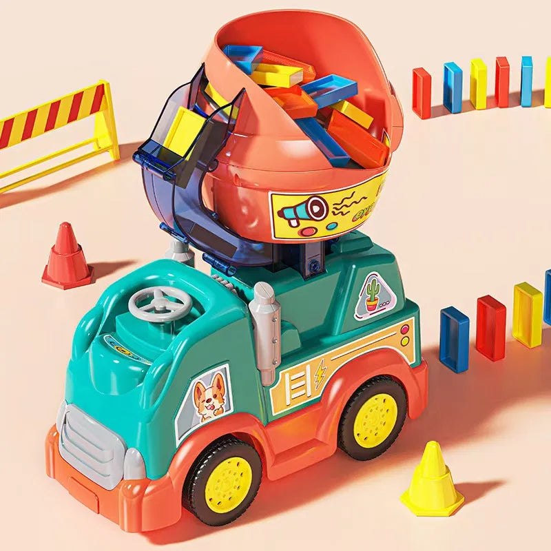 Montessori Domino Lastbil