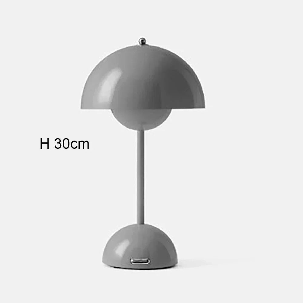 Nordisk LED Bordlampa - Uppladdningsbar Svamp Lampa