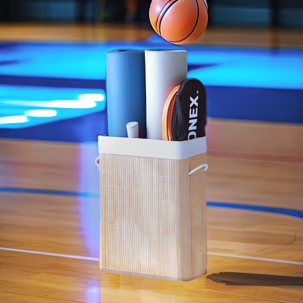 Bambu Vävd Förvaringskorg - Hållbar och Praktisk för Varje Rum