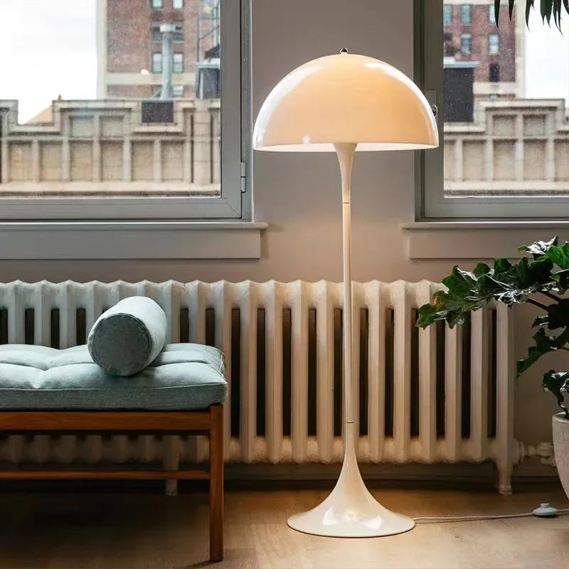 RoyaleGlow Retro Dansk Bordlamp / Golvlampa - Ikonisk Svampdesign för Moderna Utrymmen