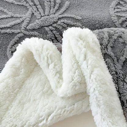 ButterflyDream Blanket - Stilig broderad fjärilsfilt av varmt fleece