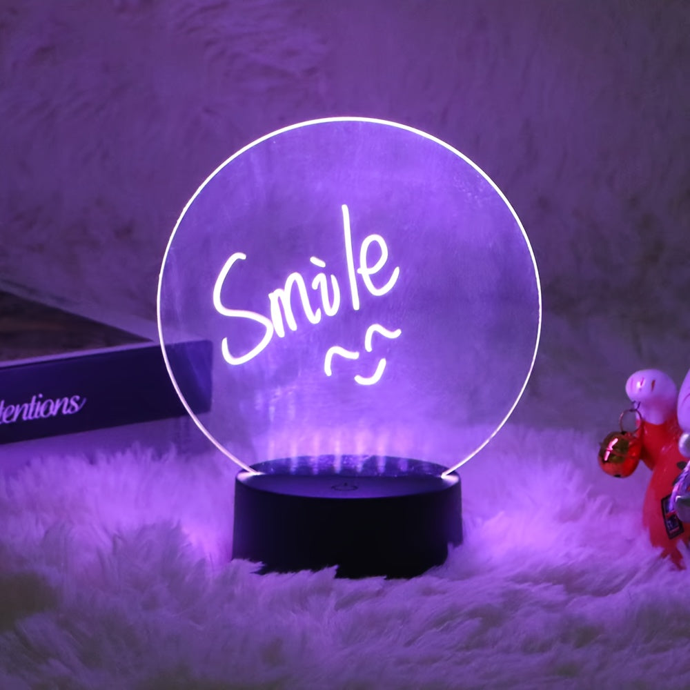 3DGlow - LED Nattlampa med 16 Färger och USB/Batteridrift