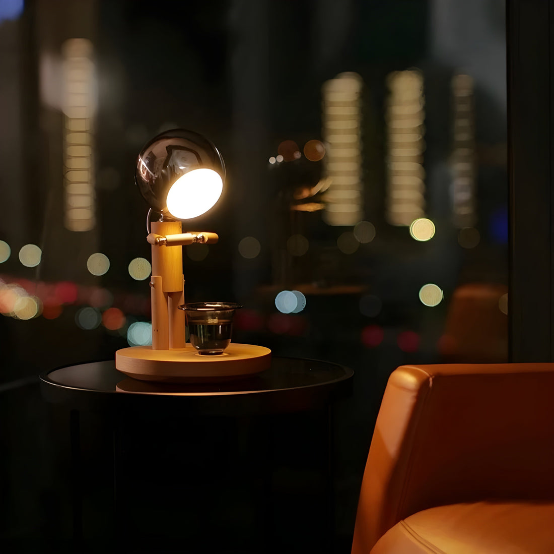 LunarEase Lampa – Elegant skrivbordsmånlampa