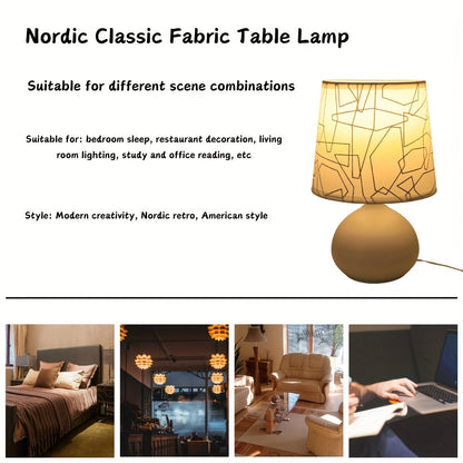 Geometrisk Stil Bordslampa - Modern och Atmosfärisk