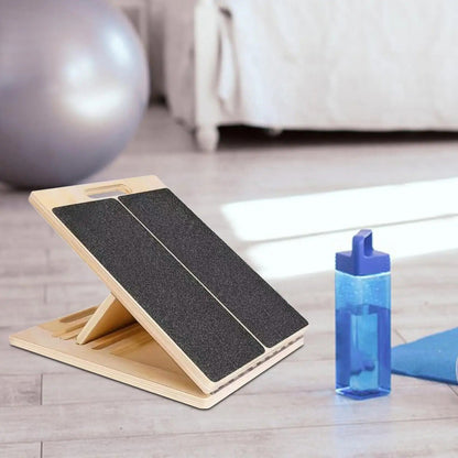 Vadmuskulsträckare – Justerbar Halkfri Lutande Bräda med Fällbar &amp; Bärbar Design för Stretching &amp; Terapi