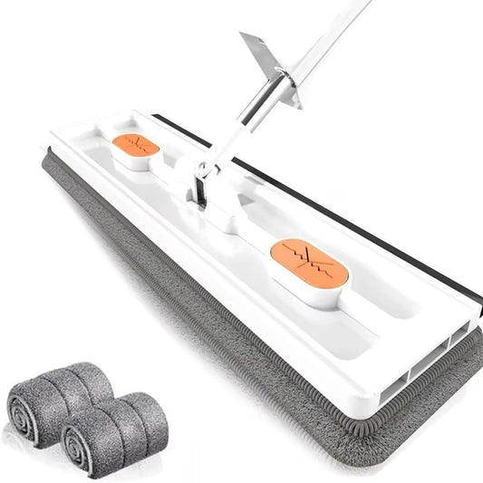 Hands-Free Mikrofiber Platt Mopp