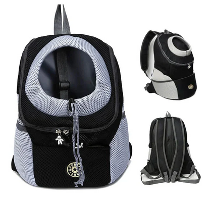 Husdjurstransportör Ryggsäck med Nätventilationspaneler