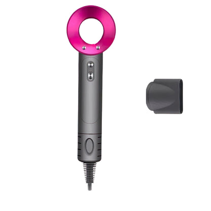 Hårfön med jonteknologi och munstycke