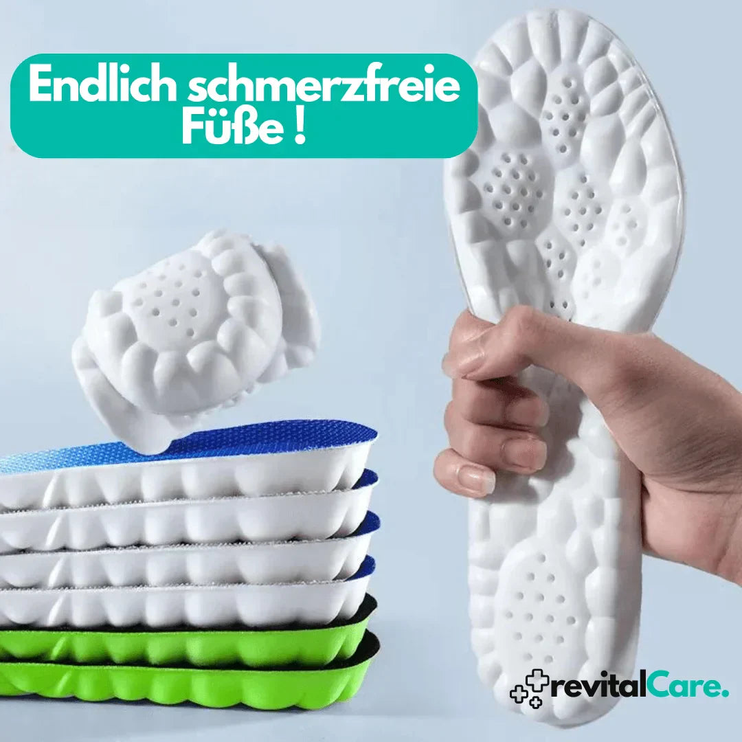 Ergonomiska 4D komfortinläggssålar