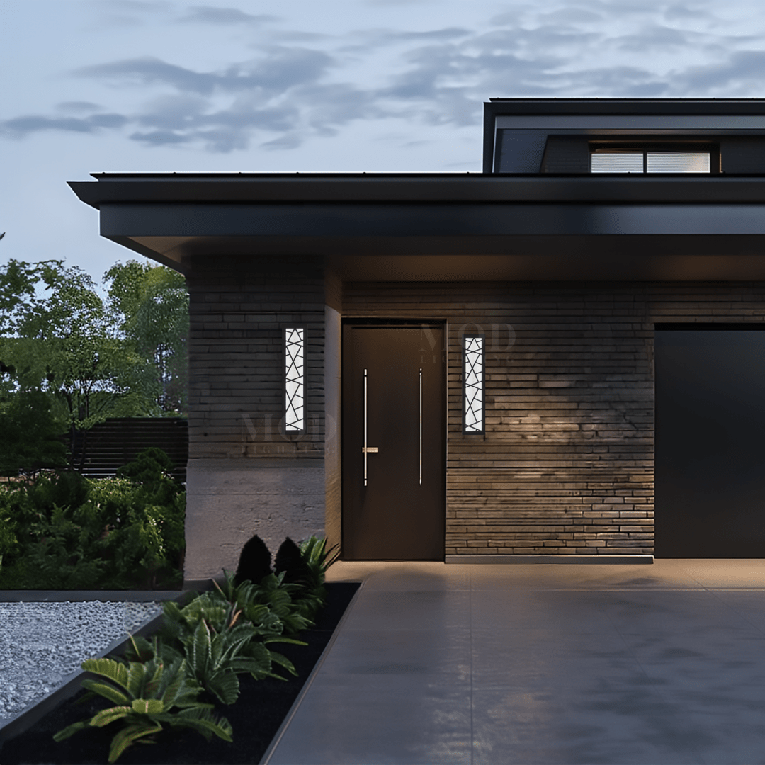 Vägglampa Modern Utomhus LED Panel Armatur