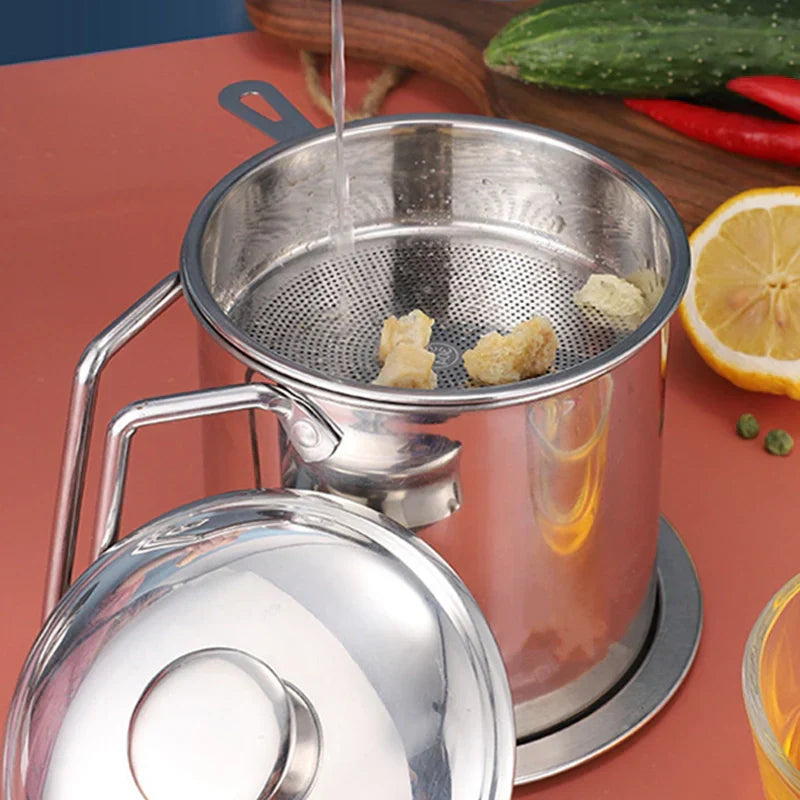 PurePour Oljesil – Enkelt och säkert filtrering av olja för hälsosammare matlagning