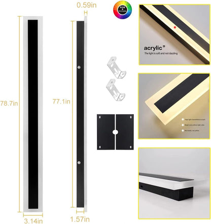 Utomhus LED Vägglampa Modern Dimbar Remsa