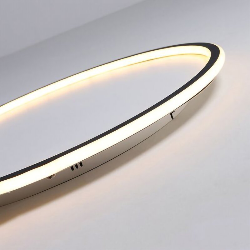 LunaNova - Modern Rund LED Taklampa Metall/Acryl