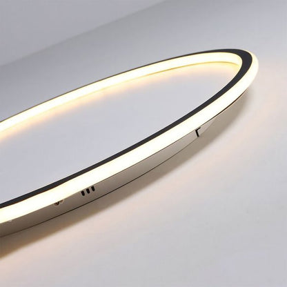 LunaNova - Modern Rund LED Taklampa Metall/Acryl