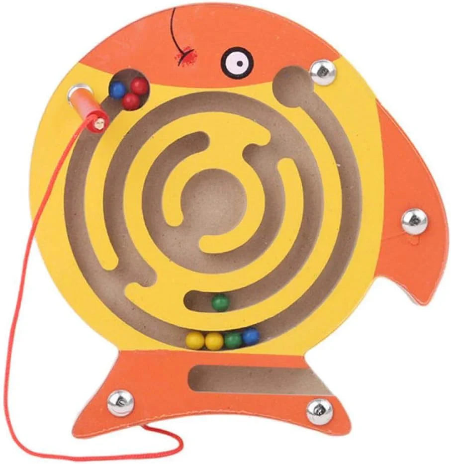 Animal Adventure Labyrint – Magnetiskt Träpussel
