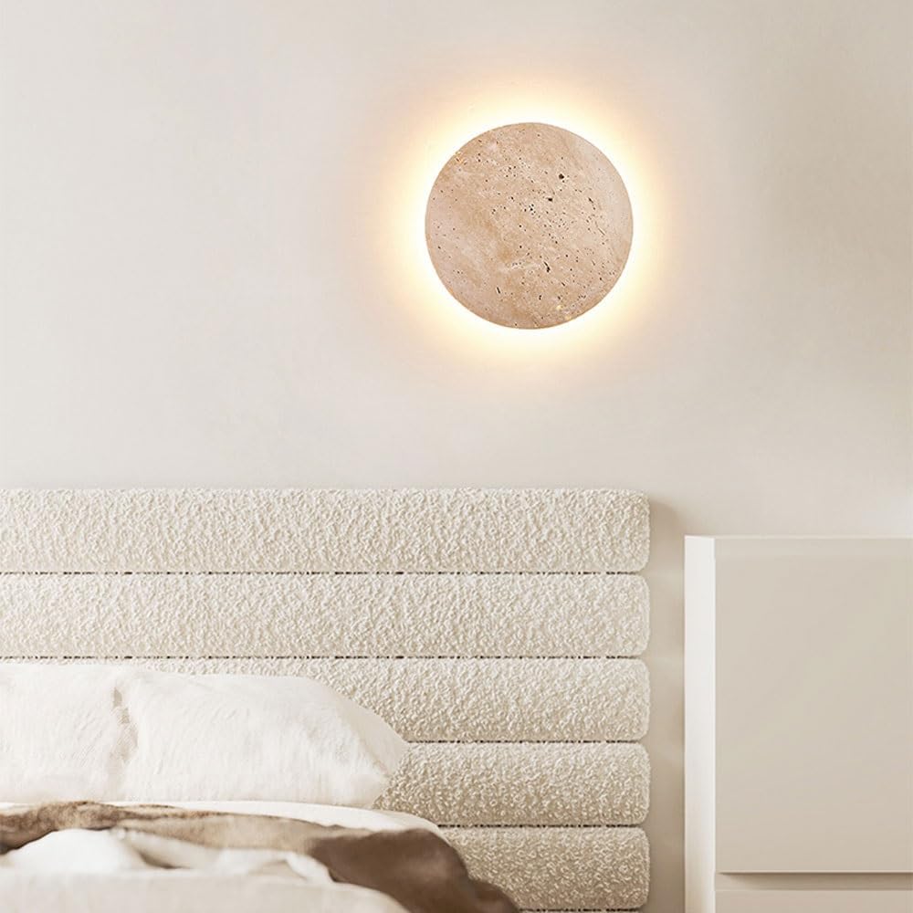 Emi Stonelampa - Rund Vägglampa