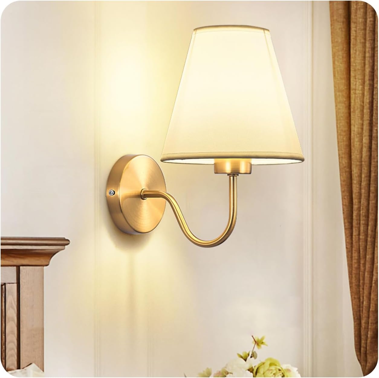 Royallure Retro Uppladdningsbar Vägglampa med RGB-lampa, Trådlös LED-belysning