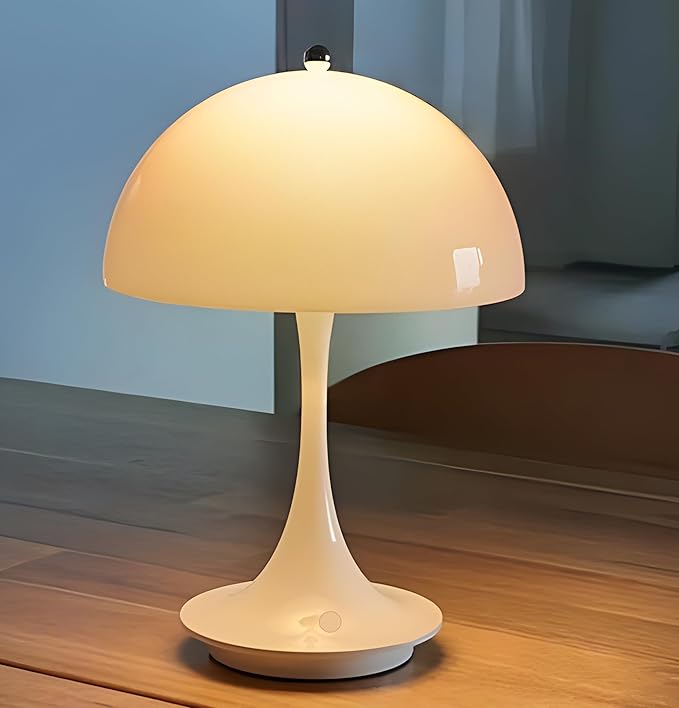 LumiFlex - Trådlampa med LED, Uppladdningsbar &amp; Dimbar, Perfekt för Vardagsrum &amp; Kontor