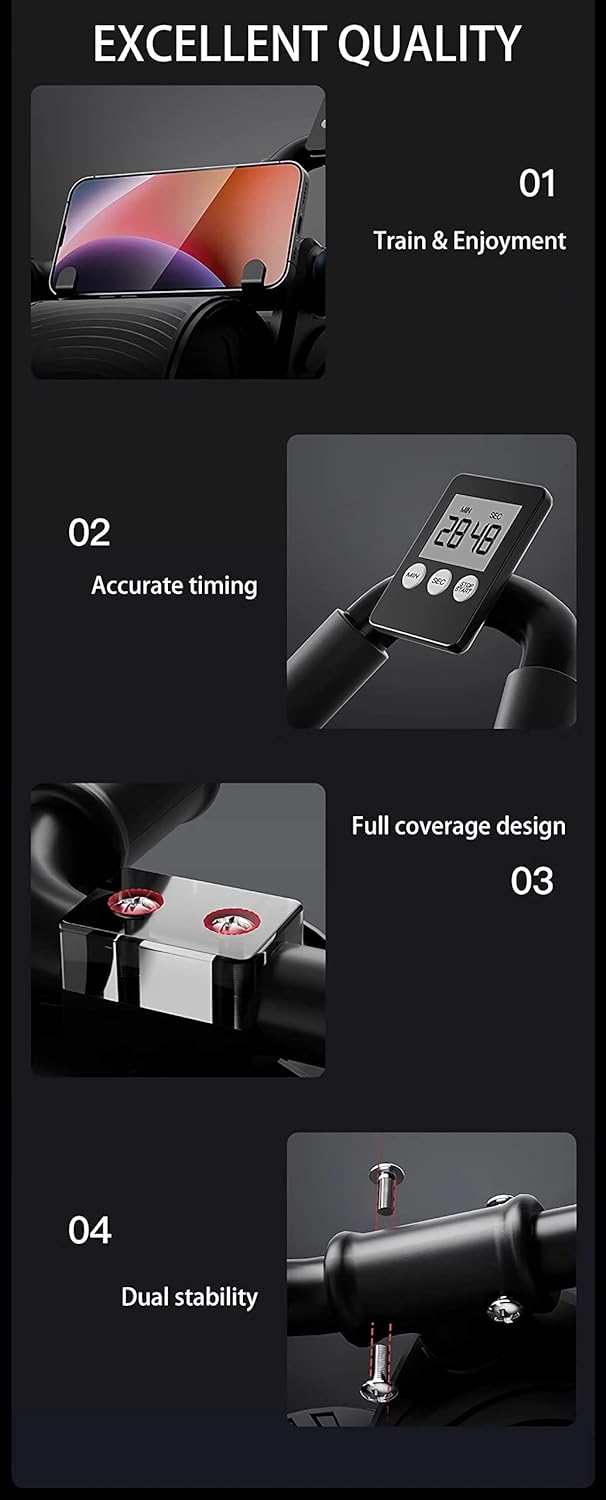 Royaleva Ab Roller Wheel med armstöd för kärnstyrka