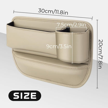 Bilstolssömsfyllare och organisatör för förare och passagerare 2-pack