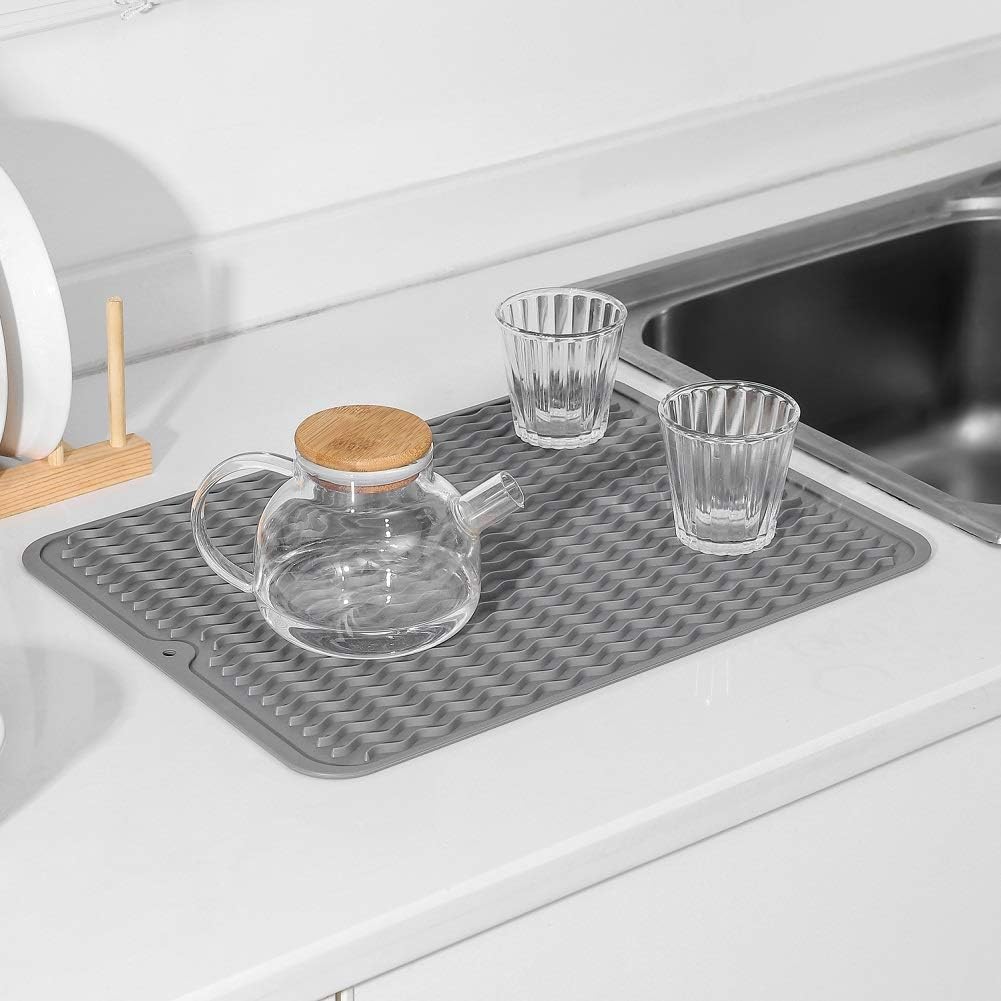 Carvallo Silikon Kökmatta | Värmetålig & Halkfri | Diskmatta, Kylskåp- & Lådinlägg | BPA-fri & Enkel att Rengöra