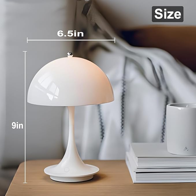 LumiFlex - Trådlampa med LED, Uppladdningsbar &amp; Dimbar, Perfekt för Vardagsrum &amp; Kontor