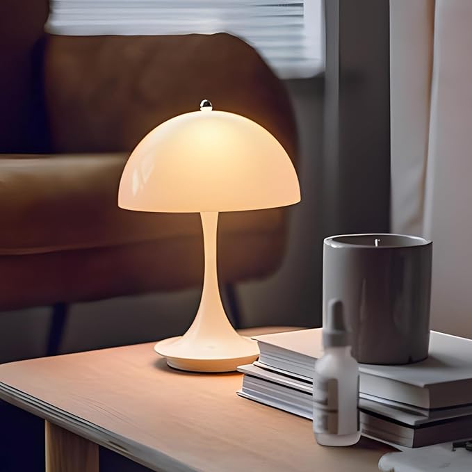 LumiFlex - Trådlampa med LED, Uppladdningsbar &amp; Dimbar, Perfekt för Vardagsrum &amp; Kontor
