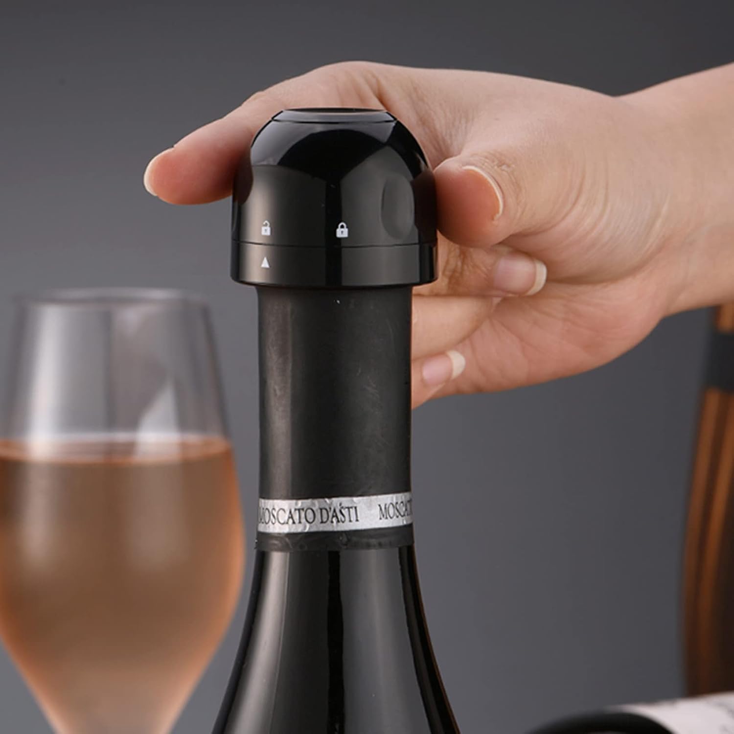 Luxora Silikonpropp för vin, öl och champagneflaskor - 2 st