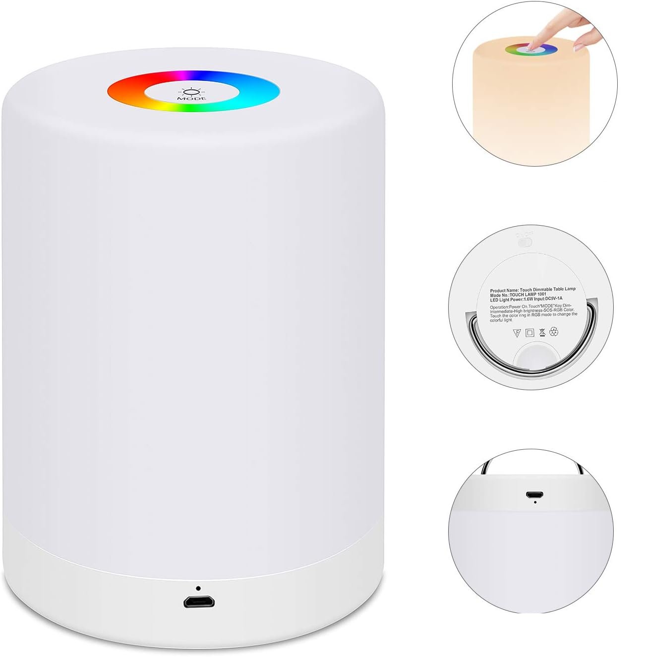 Carvallo - Dimmbar och Bärbar LED-lampa