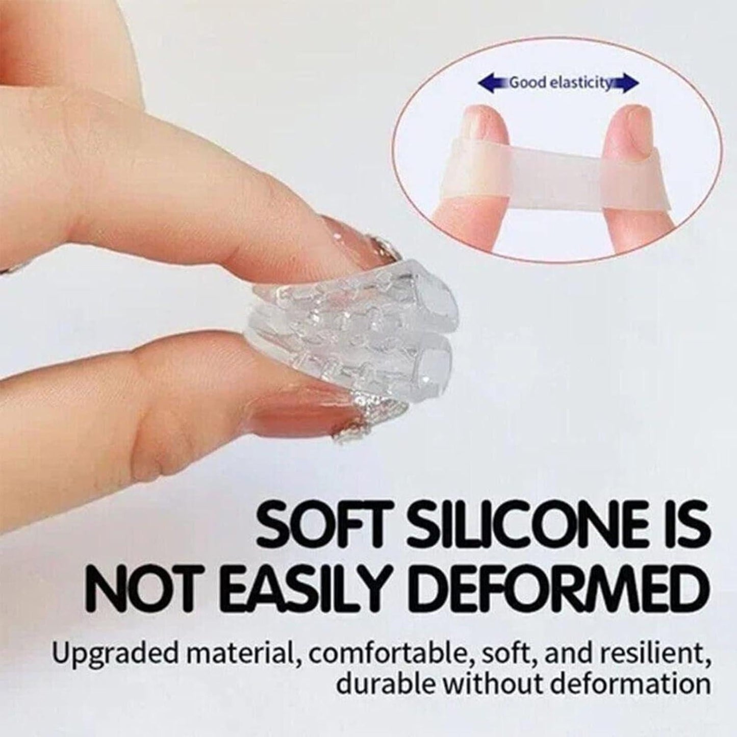 Royaleva silikon tåskydd för smärtlindring och komfort