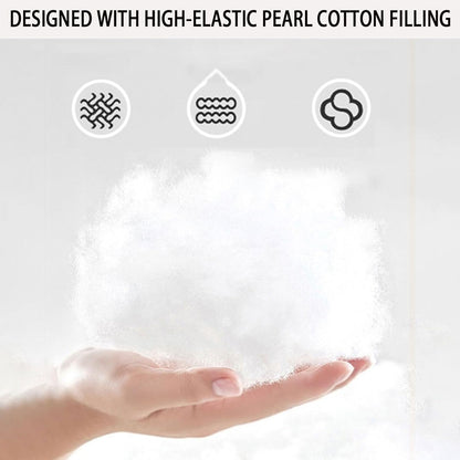 Delux ryggstöd kudd – Ergonomiskt stöd med justerbart nackstöd &amp; tvättbart fodral