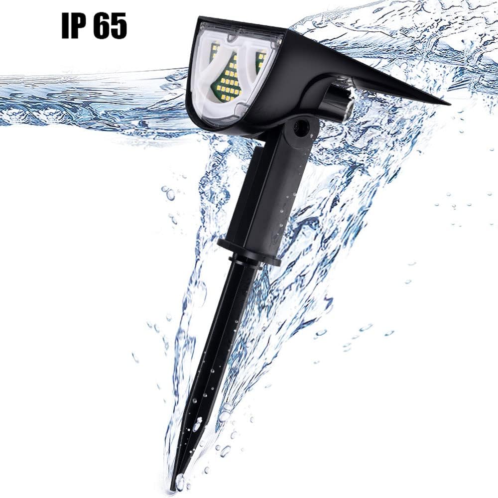 Solar LED Strålkastare – Utomhusbelysning med solpanel för trädgård och vägar